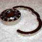 New Foldable Color Crystal & CZ Round shape Bag Hanger Purse Hook Holiday gift