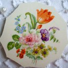 Mosaic Tiles 3 inch Vintage Floral Center Focal Medallion FREE SHIPPING