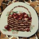 Mosaic Tiles Apple Basket Golden & Brown Weave DBL Sided Lot 1 FREE SHIPPING