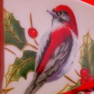 Mosaic Tiles 74 BIRDS & HOLLY Lot 2 FREE SHIPPING
