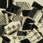 Mosaic Tiles 100 Black & White Designed Mix FREE SHIPPING