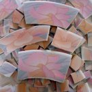 Mosaic Tiles 109 Dusty Floral Pinks, Peaches and Purples FREE SHIPPING