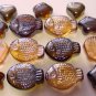 Mosaic Tiles Fish Shells Stars Hearts GLASS NUGGET GEMS Lot 1 FREE SHIPPING