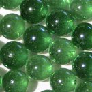 Mosaic Tiles 99 Green Glass Bubble Gems Round Marble Craft Jewelry FREE SHIPPING