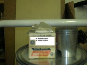YAMAHA NOS RD350LC PISTON & RING SET-chopper-bobber-custom-street racer-cafe