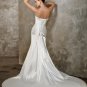 wedding dress/bridal gown  satin mermaid  beaded