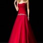 A-line bridal gown/braidesmaid dress  custom made sexy red