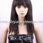 100%india remy full lace wigs 18" black or brown