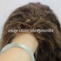human hair full lace wigs dark blonde wavy  body wave