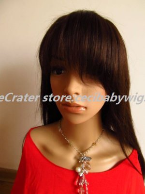 full lace wigs,16",#2 dark brown  hair ~~