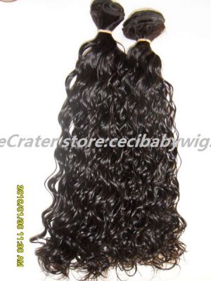 16" hair weft  clip in on hair extensions hair weave india remy  hair afro curly