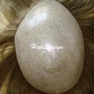 MENS toupee all PU injected mens wigs hair replacement
