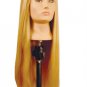 Female Blond Hair Cosmetology Practice Mannequin 26 - 28 Inches Synthetic