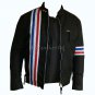 Easy Rider Striped Textile Motorcycle Jacket