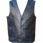 Harley Style Classic Motorcycle Leather Waistcoat