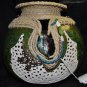 Leaves and Beads Gourd Art - 149-10