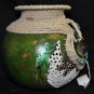 Leaves and Beads Gourd Art - 149-10