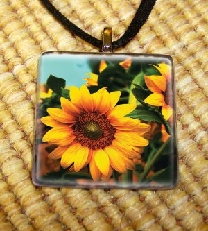 Sunflower Pendant