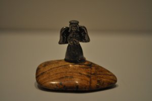 Miniature Angel on Stone