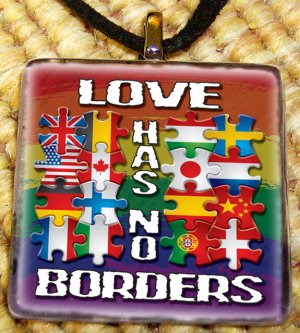 Love Has No Borders Pendant 1