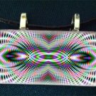 Hypnotic Rectangle Glass Pendant