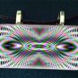 Hypnotic Rectangle Glass Pendant
