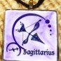 Saggitarius Glass Pendant