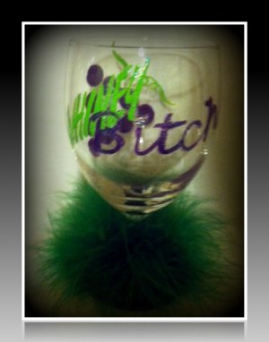 Whiney B*tch short stemmed 12 oz wine glass