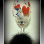 Love Makes a Family 16 oz hand painted wine glass