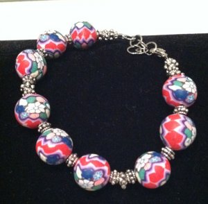 Fun - Polymer clay Bracelet