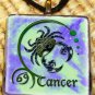 Cancer Glass Pendant