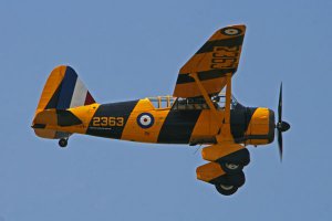 Lysander in Flight  8x10 matted and framed.