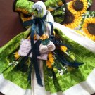Angel of Love- Greens with Sunflowers