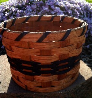 Amish Coin Basket - 7.5" diameter - 5" tall