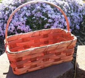 Amish Plain Cookie Basket - 8.75" long - 3.5" wide