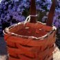Amish Key Basket - With a genuine leather handle