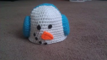 snow man hat