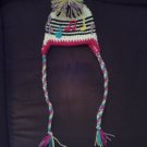 music note earflap hat