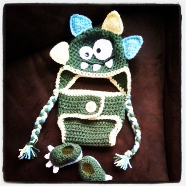 monster photo prop