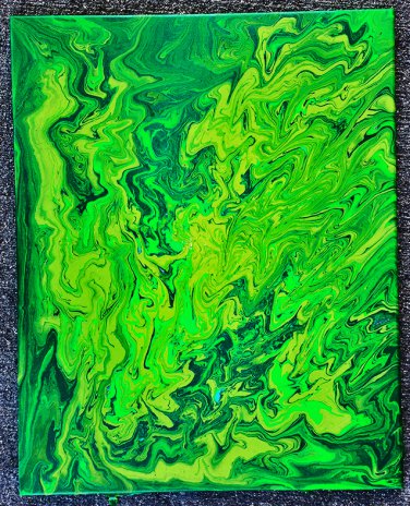 Grizzly Green Freestyle - 16x20 Canvas