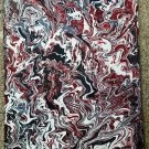 Red and Black Abstract12x16 canvas