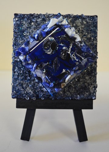 Mini Innergy Navy, Black and Silver with Sodalite and Quartz