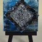 Mini InnergyArt - Black, White and Silver with Snowflake Obsidian