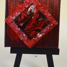 Mini InnergyArt - Red, Black and Silver with Quartz