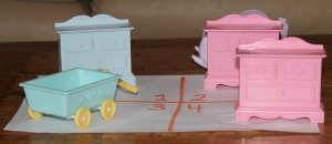 pink dresser