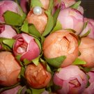 BEAUTIFUL SILK BOUQUET,MULTICOLORED, ROUND!