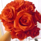 BEAUTIFUL SILK RED ROSES BOUQUET