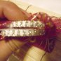 BEAUTIFUL WHITE/RHINESTONE EARRINGS