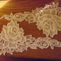 2 ROSE APPLIQUES