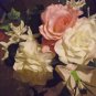 GORGEOUS SILK ROSE BOUQUET WITH OTHER FLOWERS IN IT AS FILLERS